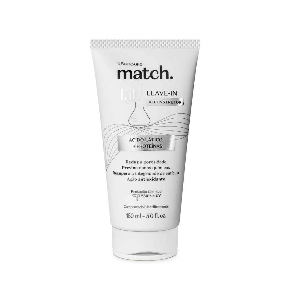 Leave-In Reconstrutor Match Lab Multibenefícios 150ml Leave-In Reconstrutor Match Lab Multibenefícios 150ml