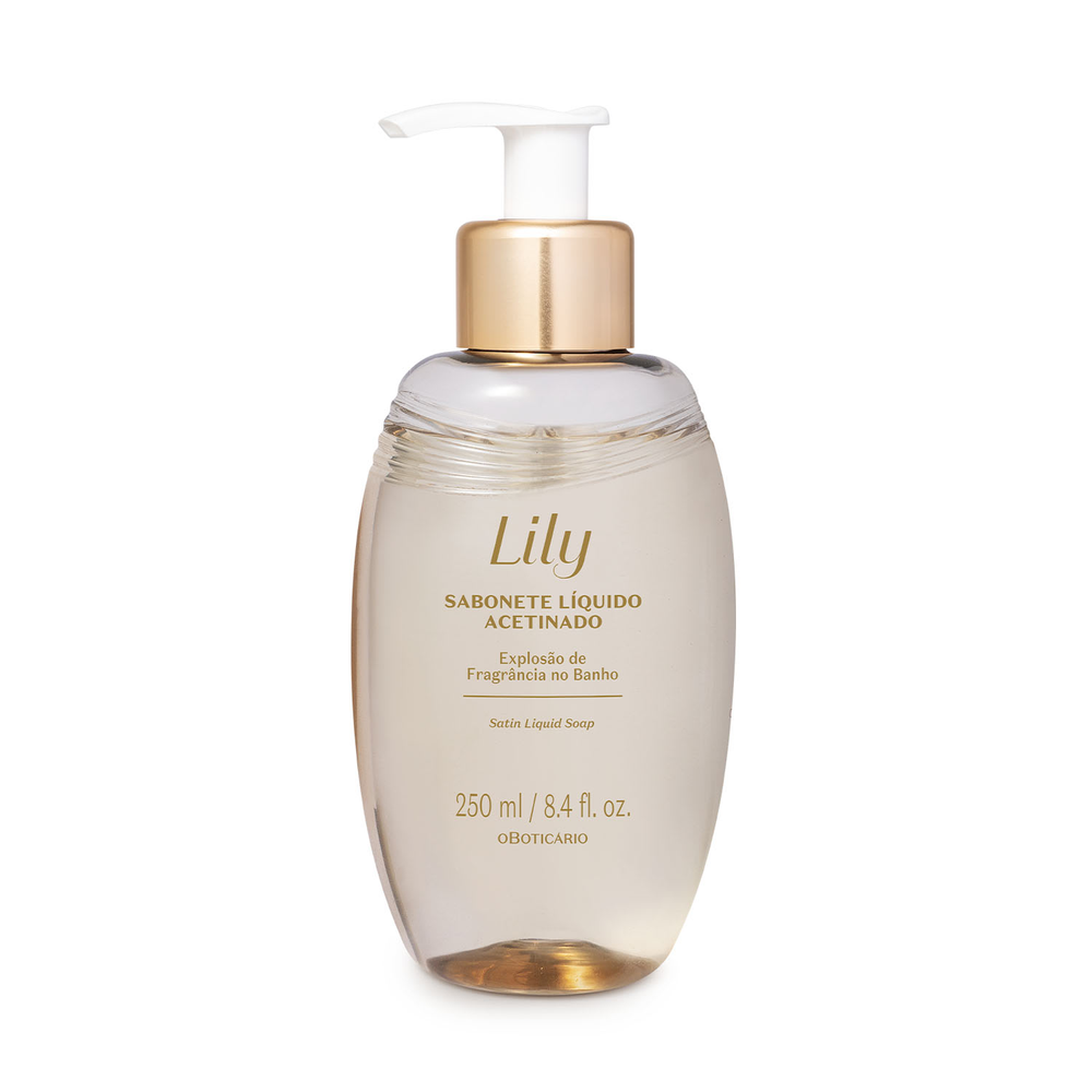 Sabonete Líquido Acetinado Lily 250ml Sabonete Líquido Acetinado Lily 250ml
