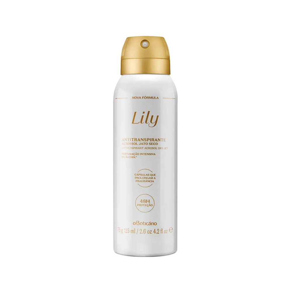 Desodorante Antitranspirante Aerosol Lily 75g/125ml Desodorante Antitranspirante Aerosol Lily 75g/125ml