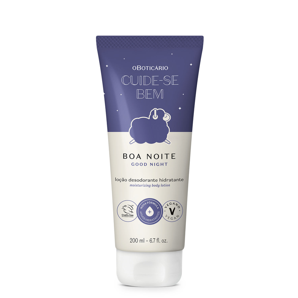 Loção Desodorante Hidratante Corporal Cuide-se Bem Boa Noite 200ml Loção Desodorante Hidratante Corporal Cuide-se Bem Boa Noite 200ml
