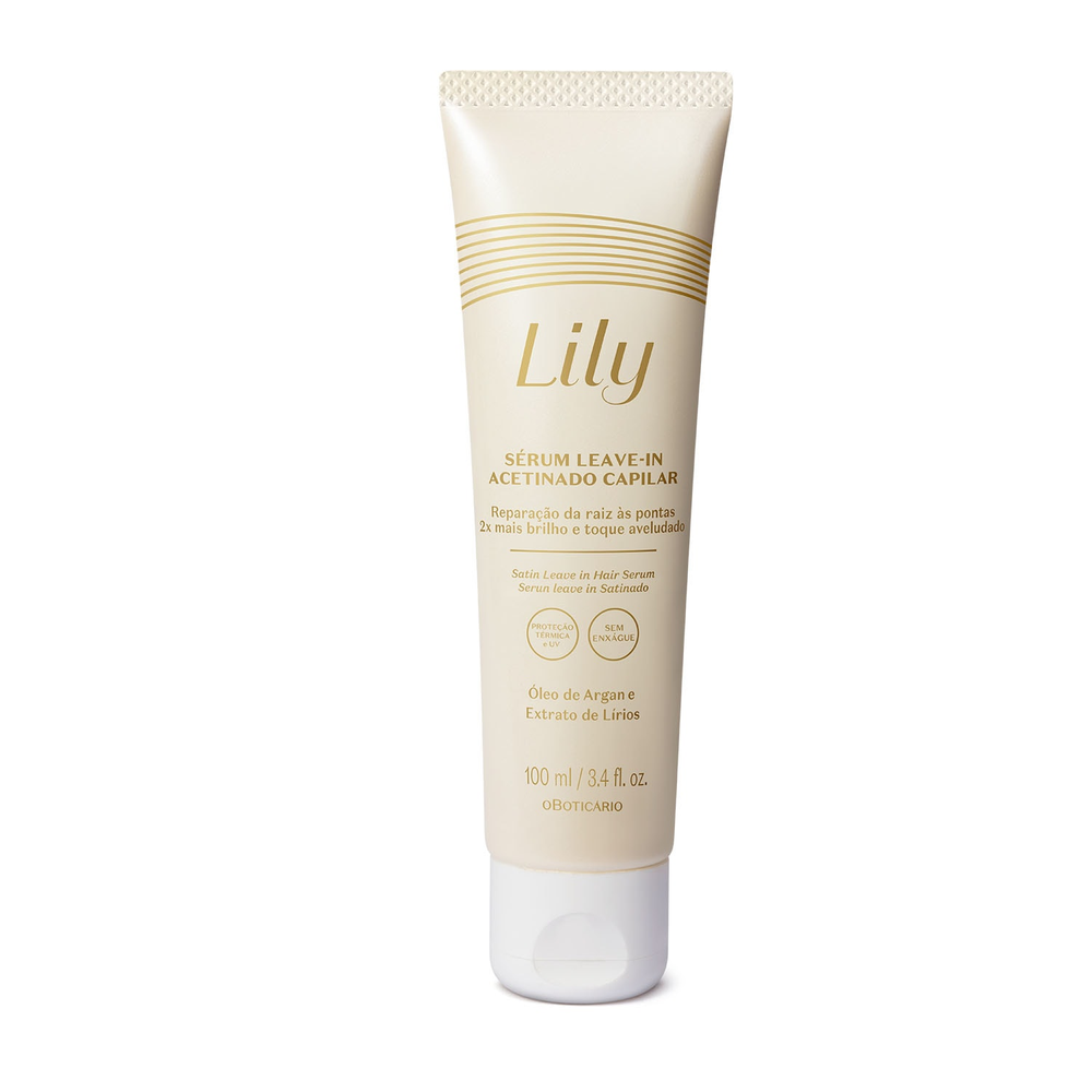 Sérum Leave-in Acetinado Capilar Lily 100ml Sérum Leave-in Acetinado Capilar Lily 100ml