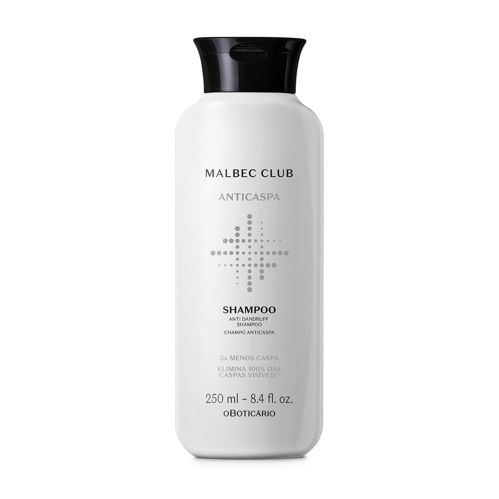 Shampoo Malbec Club Anticaspa 250ml Shampoo Malbec Club Anticaspa 250ml
