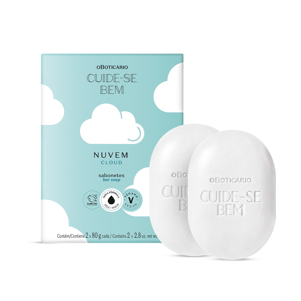 Sabonete Em Barra Cuide-se Bem Nuvem 2x80g