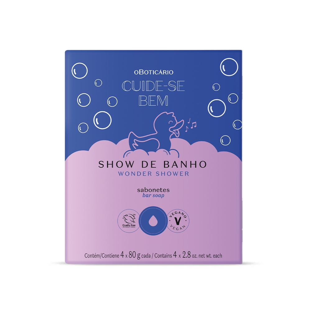 Sabonete em Barra Cuide-se Bem Show de Banho 4x80g