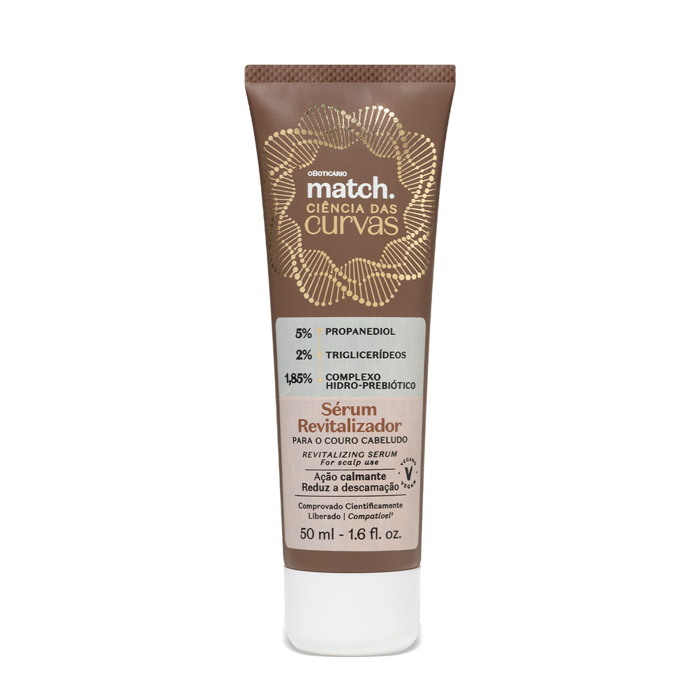 Sérum Revitalizador Para o Couro Cabeludo Match Ciência das Curvas 50ml Sérum Revitalizador Para o Couro Cabeludo Match Ciência das Curvas 50ml