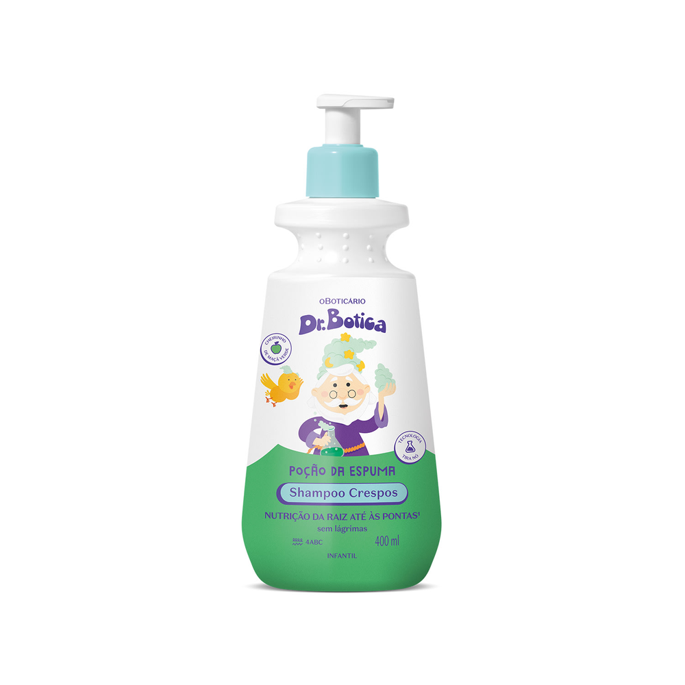 Shampoo Infantil Cabelos Crespos 4 ABC Dr.Botica Poção da Espuma 400ml Shampoo Infantil Cabelos Crespos 4 ABC Dr.Botica Poção da Espuma 400ml