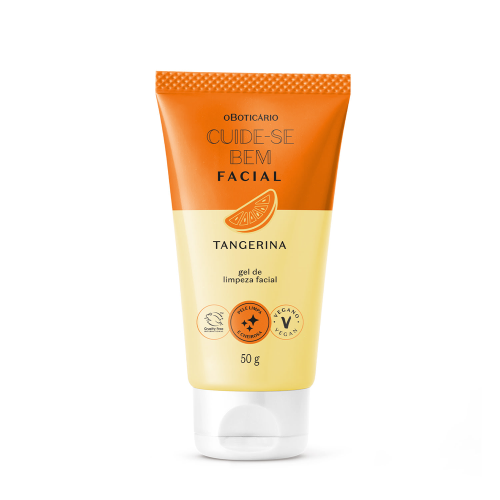 Gel de Limpeza Facial Cuide-se Bem Feira Tangerina 50g Gel de Limpeza Facial Cuide-se Bem Feira Tangerina 50g