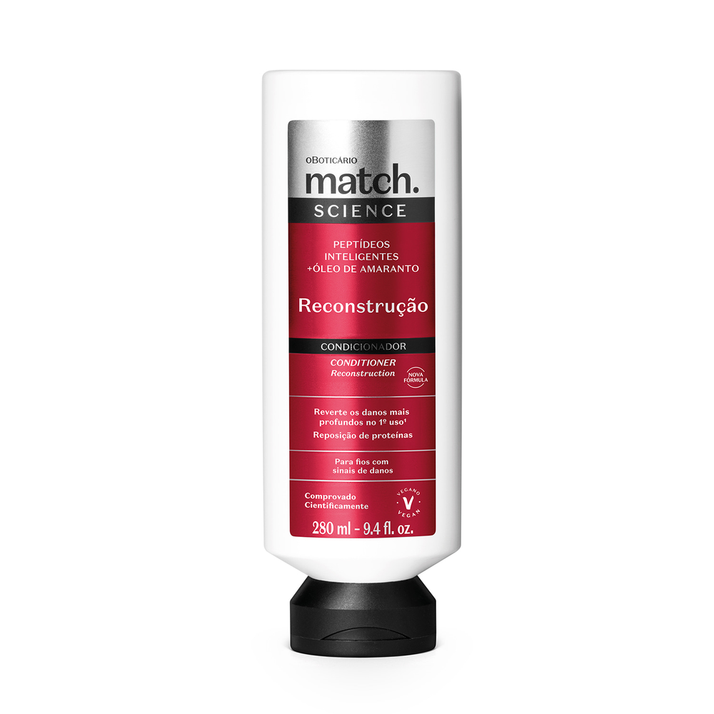 Condicionador Match Science Reconstrução 280ml Condicionador Match Science Reconstrução 280ml