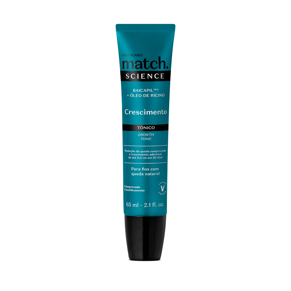 Tônico Capilar Match Science Crescimento 65ml Tônico Capilar Match Science Crescimento 65ml