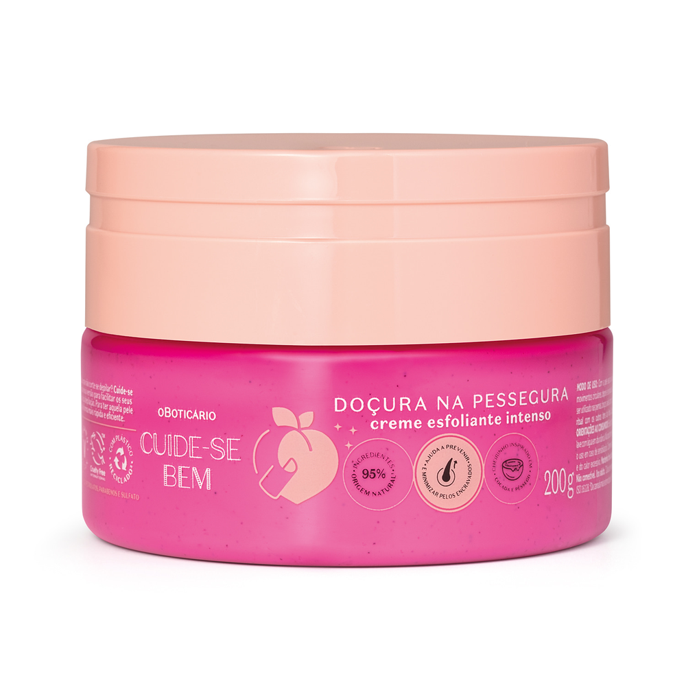 Creme Esfoliante Intenso Cuide-se Bem Doçura na Pessegura 200g