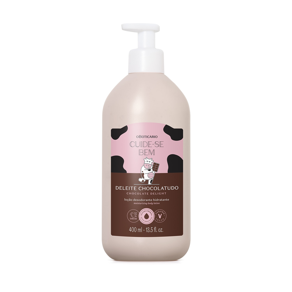 Loção Desodorante Hidratante Corporal Cuide-se Bem Deleite Chocolatudo 400ml Loção Desodorante Hidratante Corporal Cuide-se Bem Deleite Chocolatudo 400ml