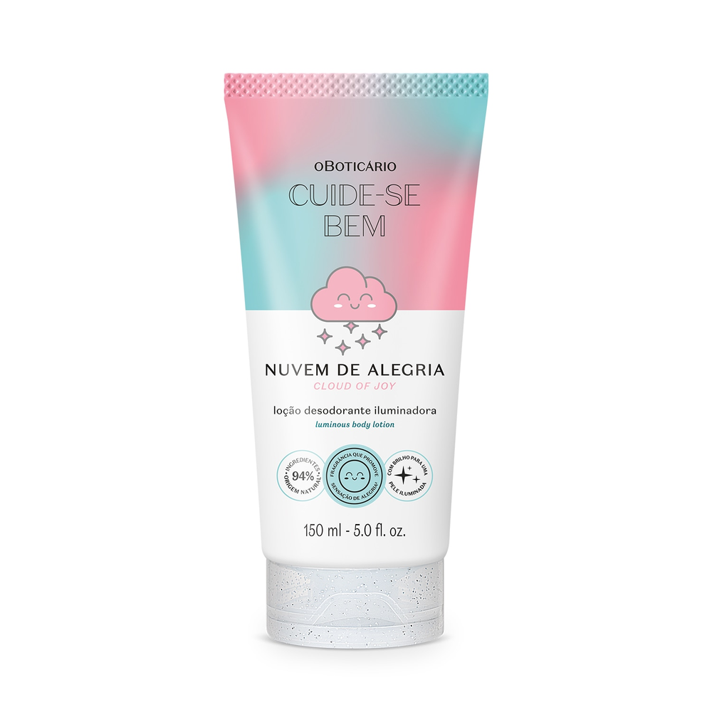 Loção Desodorante Corporal Iluminadora Cuide-se Bem Nuvem de Alegria 150ml Loção Desodorante Corporal Iluminadora Cuide-se Bem Nuvem de Alegria 150ml
