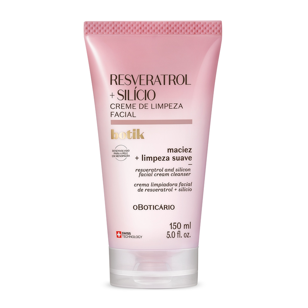 Creme de Limpeza Facial Botik Resveratrol E Silício 150ml Creme de Limpeza Facial Botik Resveratrol E Silício 150ml
