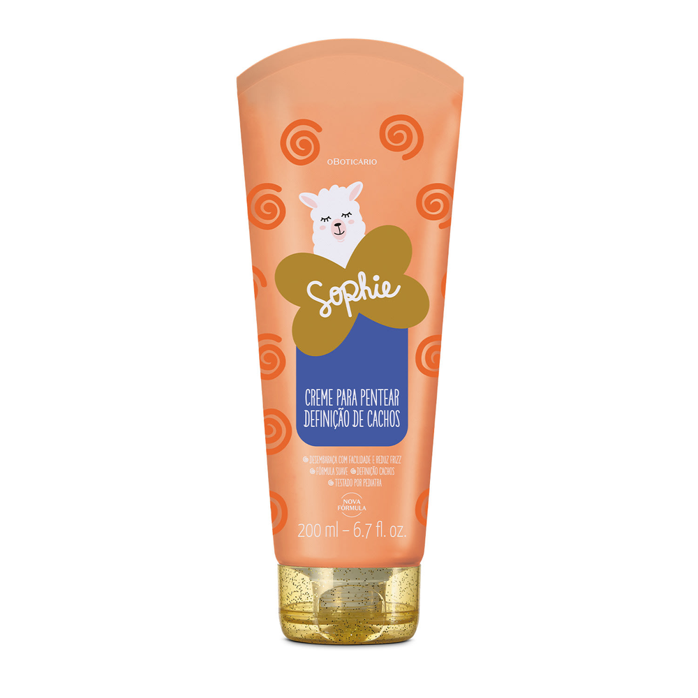 Creme Para Pentear Infantil Definição de Cachos Sophie 200ml Creme Para Pentear Infantil Definição de Cachos Sophie 200ml