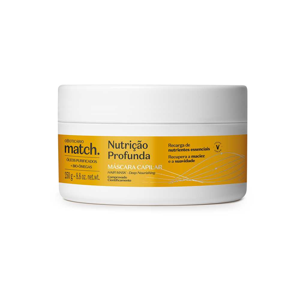 Máscara Capilar Nutrição Profunda 250g Máscara Capilar Nutrição Profunda 250g