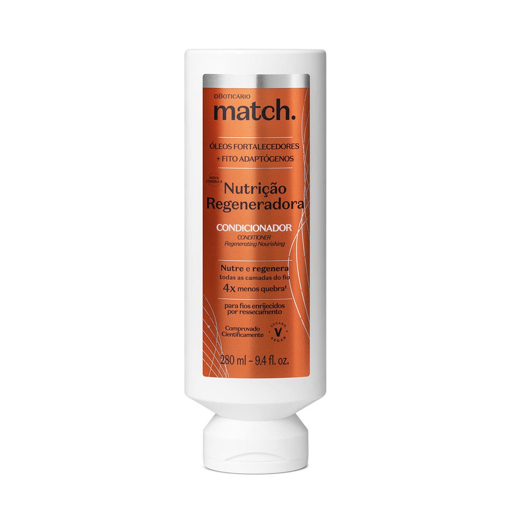 Condicionador Match Nutrição Regeneradora 280ml Condicionador Match Nutrição Regeneradora 280ml