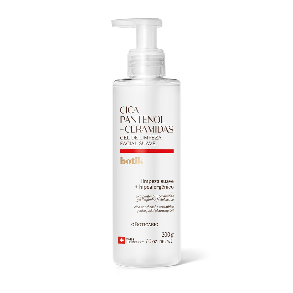 Gel de Limpeza Facial Suave Botik Cica Pantenol E Ceramidas 200g Gel de Limpeza Facial Suave Botik Cica Pantenol E Ceramidas 200g