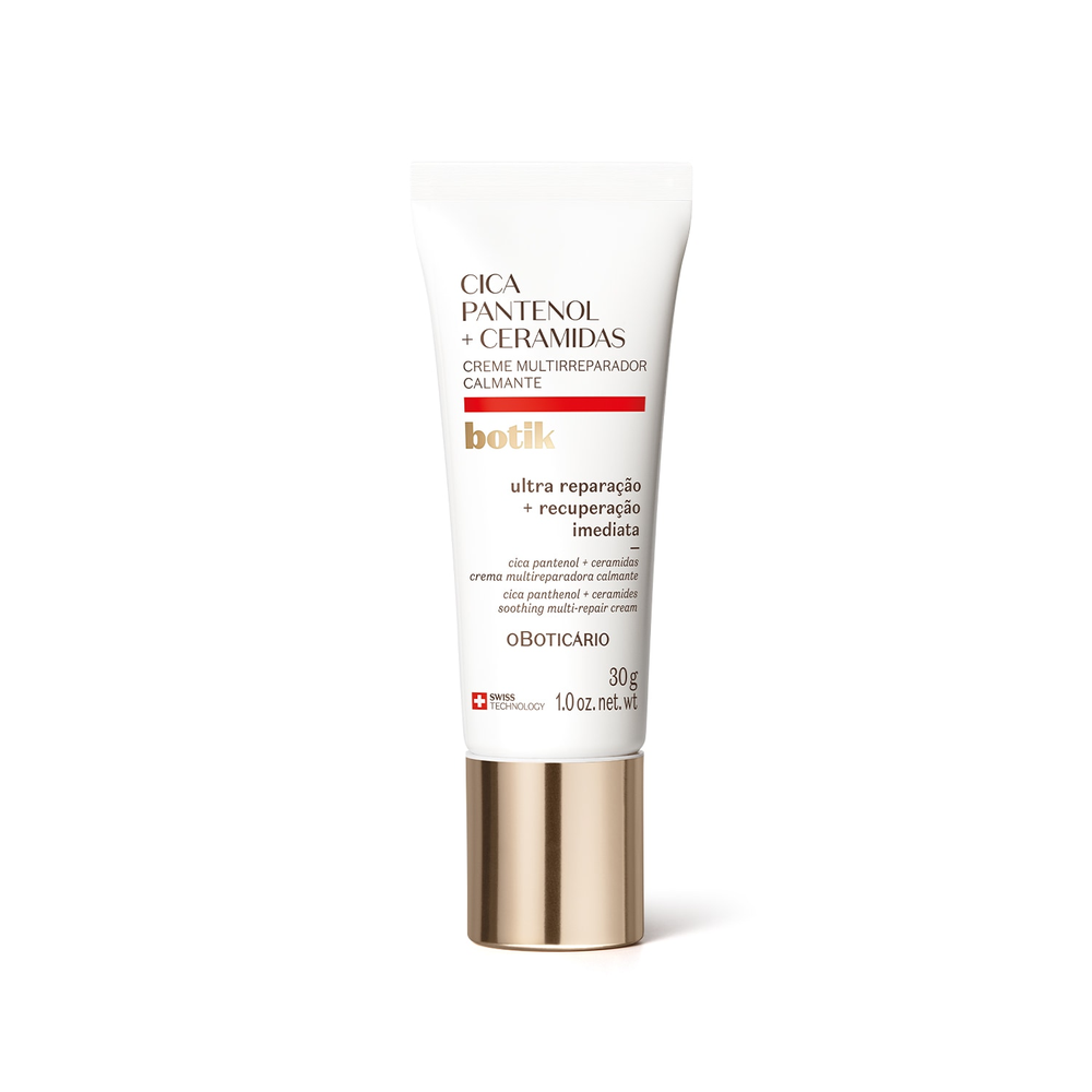 Creme Facial Multirreparador Calmante Botik Cica Pantenol E Ceramidas 30g Creme Facial Multirreparador Calmante Botik Cica Pantenol E Ceramidas 30g