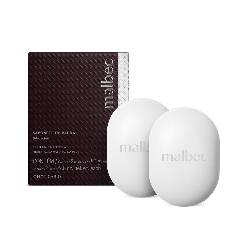 Sabonete em Barra Malbec 2x80g Sabonete em Barra Malbec 2x80g