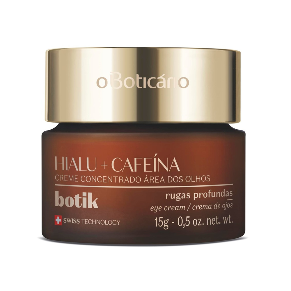 Creme Concentrado para Área dos Olhos Ácido Hialurônico e Cafeína 15g Creme Concentrado para Área dos Olhos Ácido Hialurônico e Cafeína 15g