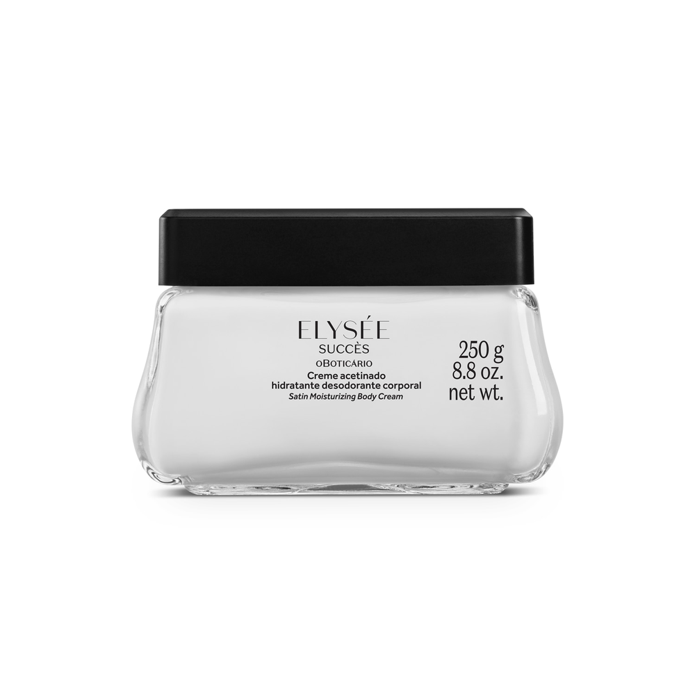 Creme Acetinado Hidratante Desodorante Corporal Elysée Succès 250g Creme Acetinado Hidratante Desodorante Corporal Elysée Succès 250g