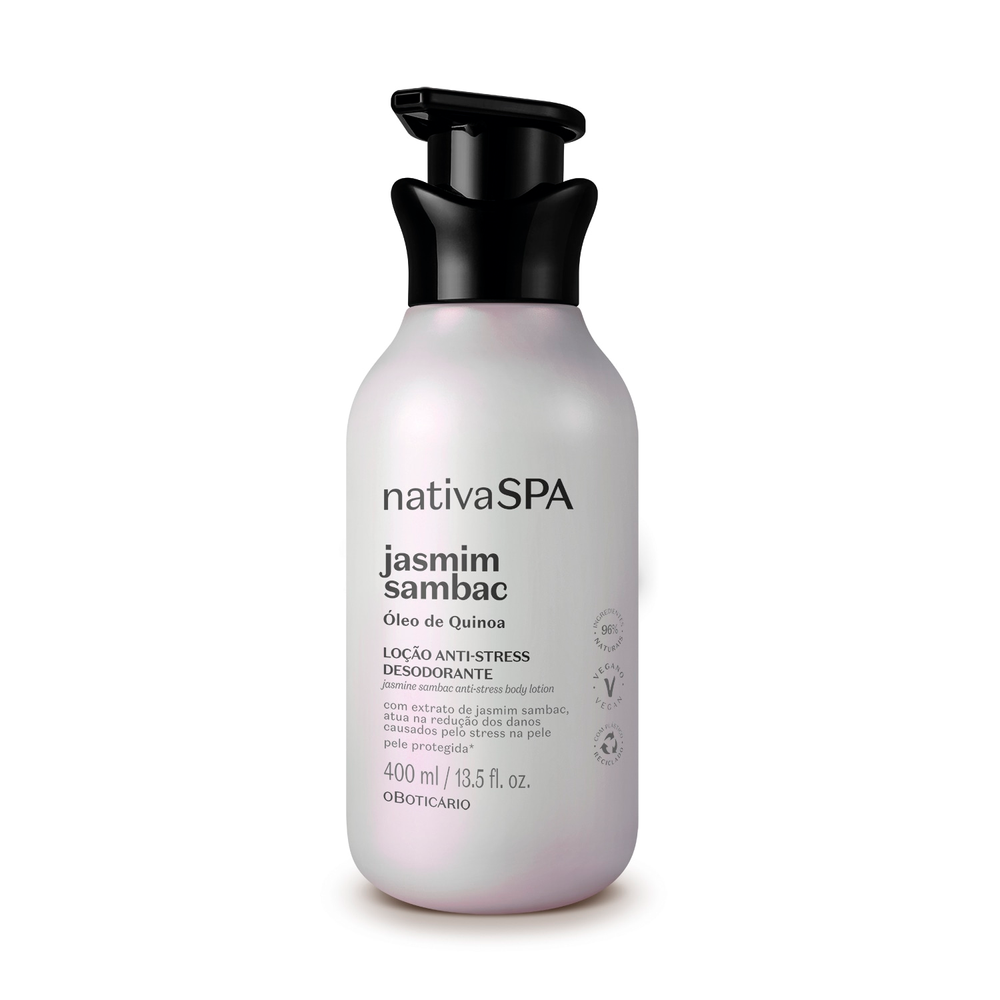Loção Hidratante Desodorante Corporal Anti-stress Nativa SPA Jasmim Sambac 400ml Loção Hidratante Desodorante Corporal Anti-stress Nativa SPA Jasmim Sambac 400ml