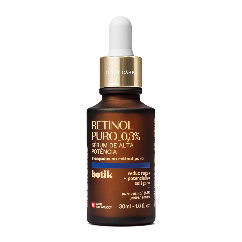 Sérum Facial de Alta Potência Botik Retinol Puro 30ml
