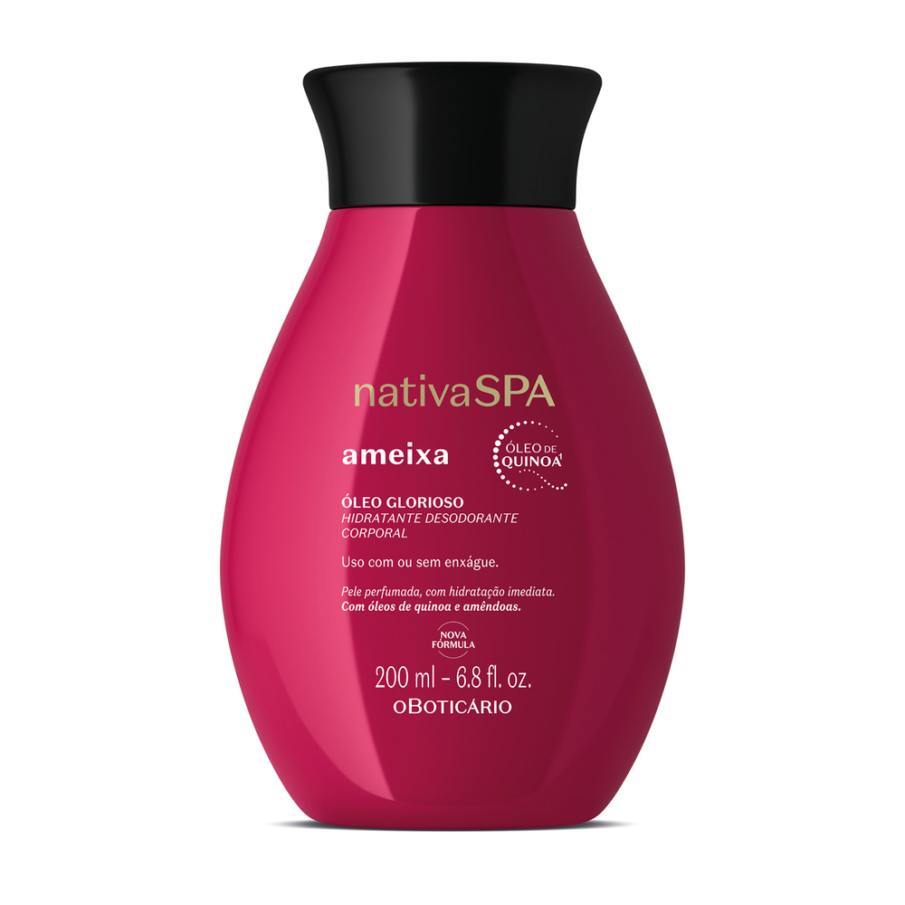 Óleo Glorioso Hidratante Desodorante Corporal Nativa Spa Ameixa 200ml