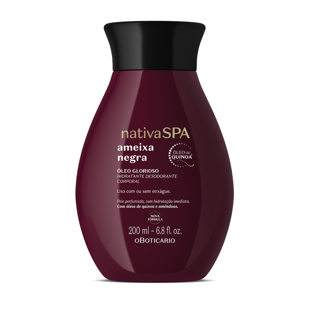 Óleo Glorioso Hidratante Desodorante Corporal Nativa Spa Ameixa Negra 200ml Óleo Glorioso Hidratante Desodorante Corporal Nativa Spa Ameixa Negra 200ml