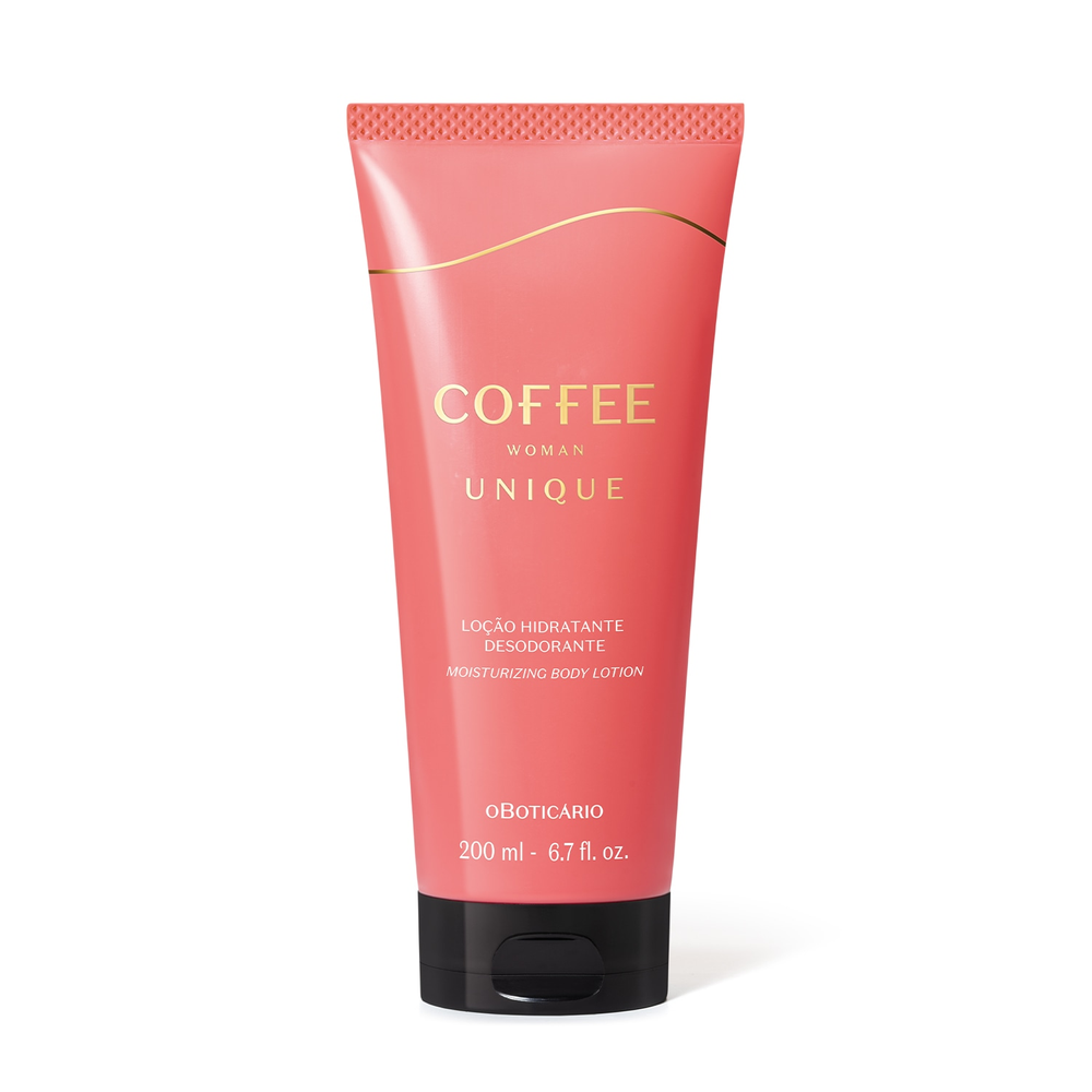 Loção Hidratante Desodorante Corporal Coffee Woman Unique Floriental Gourmand 200ml Loção Hidratante Desodorante Corporal Coffee Woman Unique Floriental Gourmand 200ml