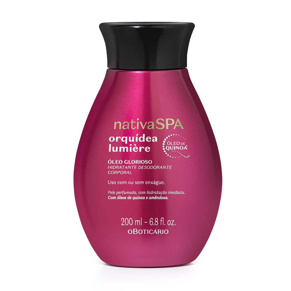Óleo Glorioso Hidratante Desodorante Corporal Nativa SPA Orquídea Lumière 200ml Óleo Glorioso Hidratante Desodorante Corporal Nativa SPA Orquídea Lumière 200ml