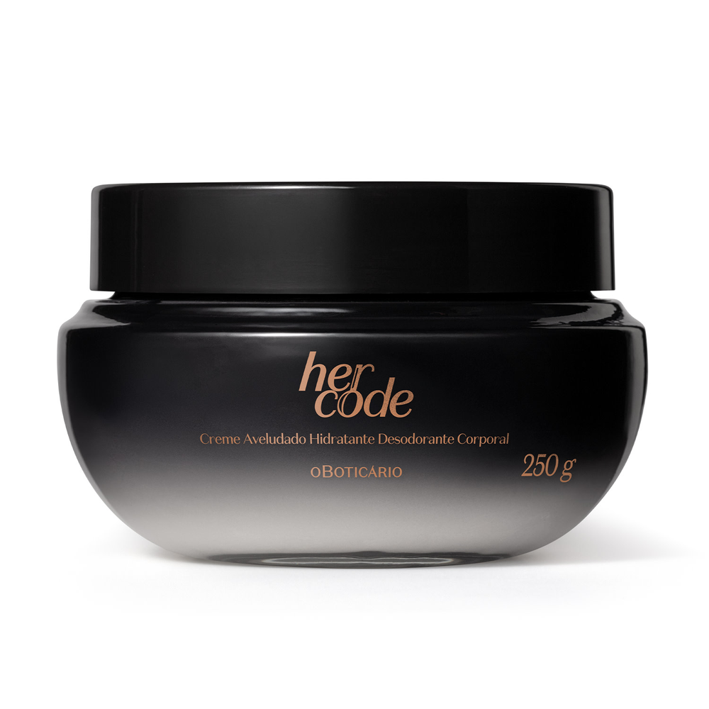 Creme Aveludado Hidratante Desodorante Corporal Her Code 250g