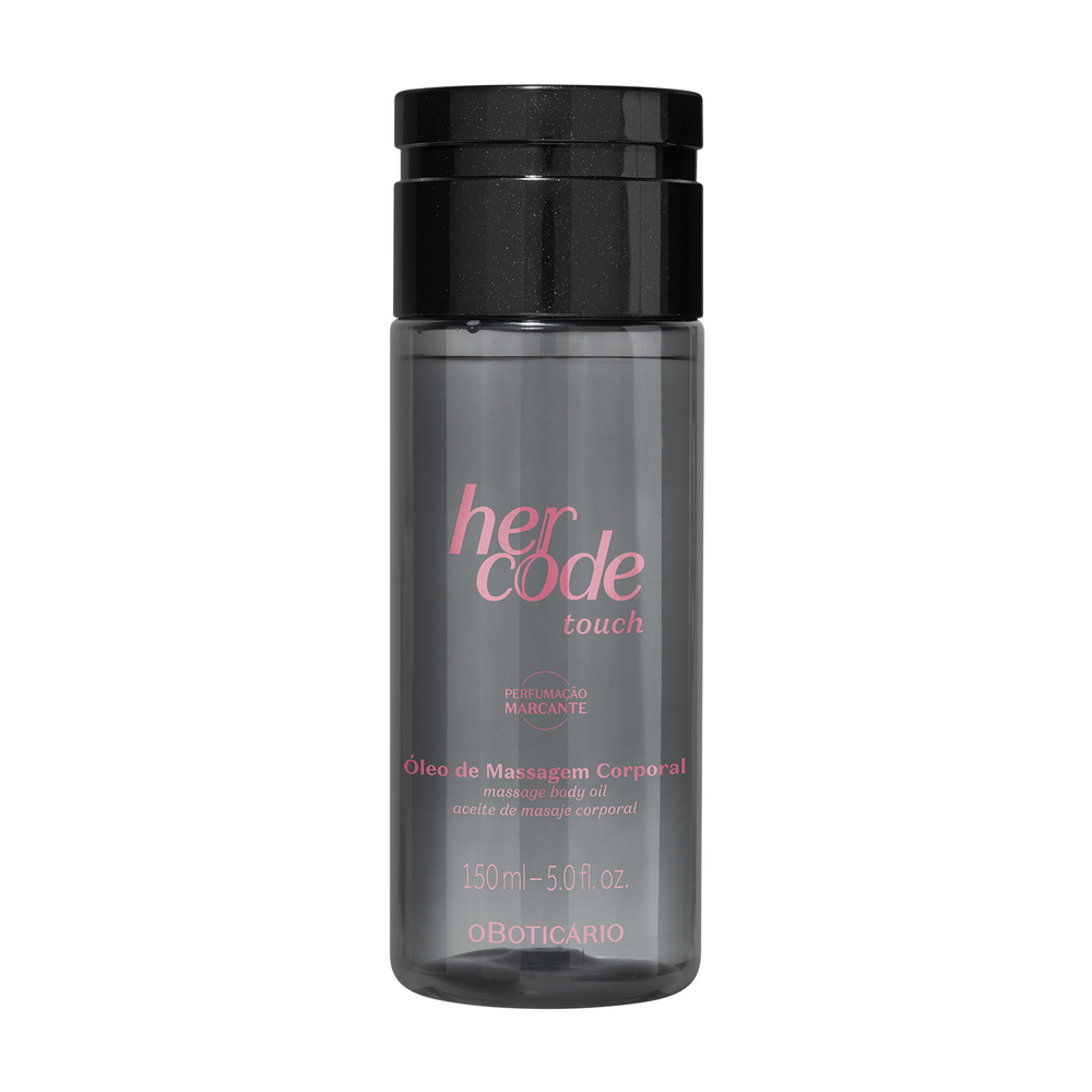 Óleo De Massagem Corporal Her Code Touch 150ml