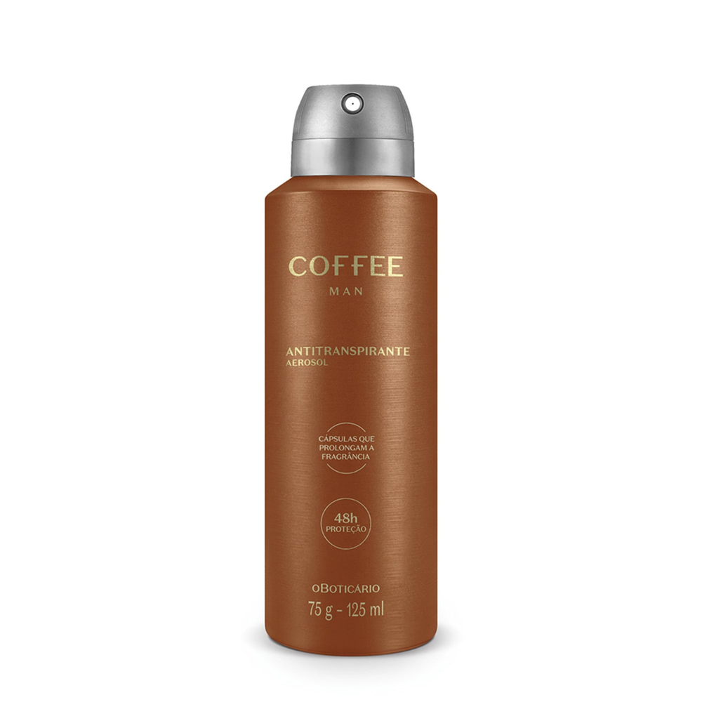 Desodorante Antitranspirante Aerossol Coffee Man 125ml Desodorante Antitranspirante Aerossol Coffee Man 125ml