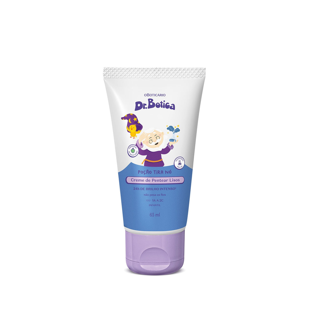 Creme Para Pentear Infantil Dr. Botica Poção Tira Nó Cabelos Lisos 1A a 2C 65ml Creme Para Pentear Infantil Dr. Botica Poção Tira Nó Cabelos Lisos 1A a 2C 65ml