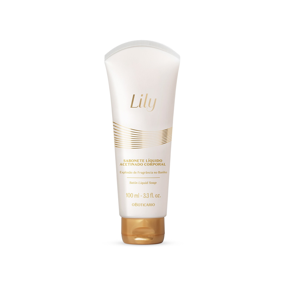 Sabonete Líquido Corporal Acetinado Lily 100ml Sabonete Líquido Corporal Acetinado Lily 100ml