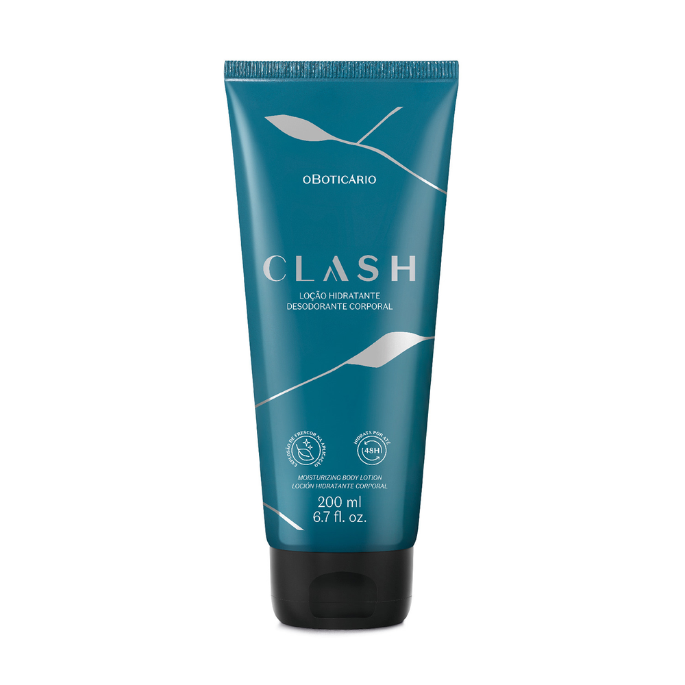 Loção Hidratante Desodorante Corporal Clash 200ml