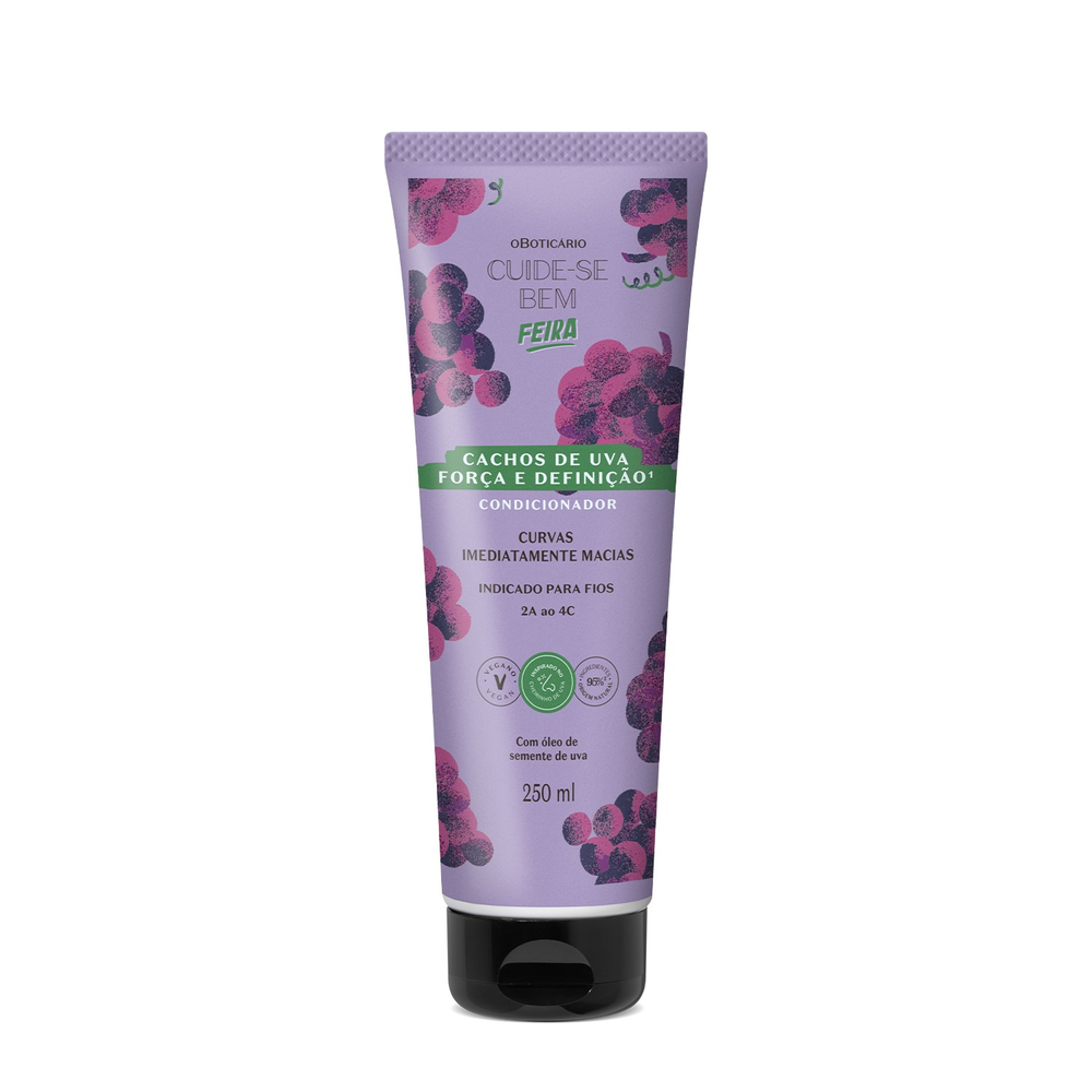 Condicionador Cuide-se Bem Feira Cachos de Uva 250ml Condicionador Cuide-se Bem Feira Cachos de Uva 250ml