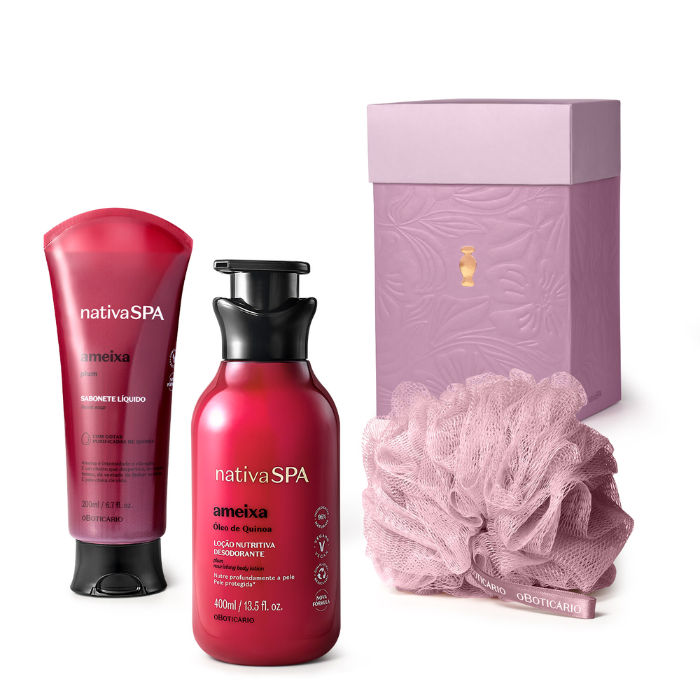 Kit Presente Nativa Spa Ameixa (3 itens)