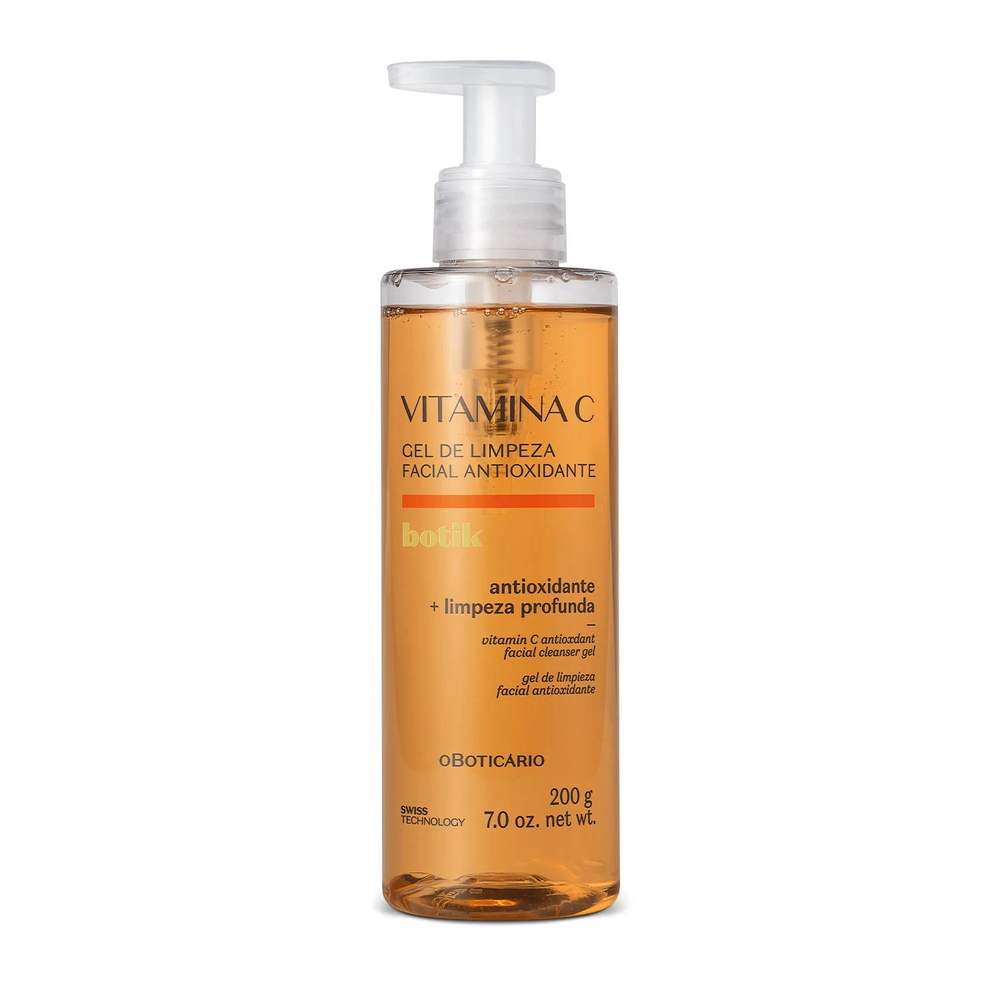 Gel de Limpeza Facial Antioxidante Botik Vitamina C 200g Gel de Limpeza Facial Antioxidante Botik Vitamina C 200g