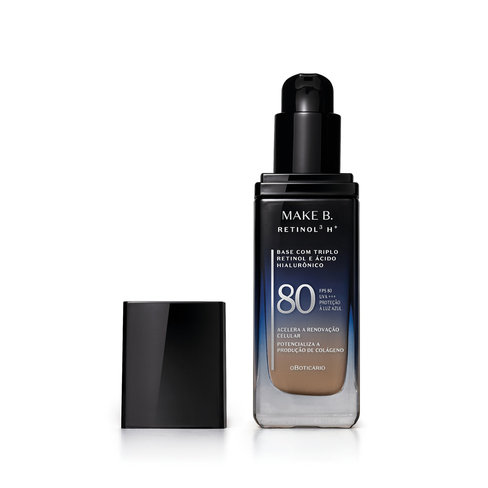 Base Líquida FPS80 Make B. Retinol³ H+ Cor 130Q 26g
