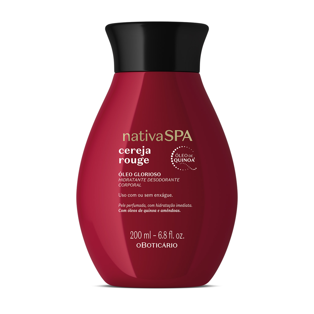 Óleo Glorioso Hidratante Desodorante Corporal Nativa Spa Cereja Rouge 200ml Óleo Glorioso Hidratante Desodorante Corporal Nativa Spa Cereja Rouge 200ml