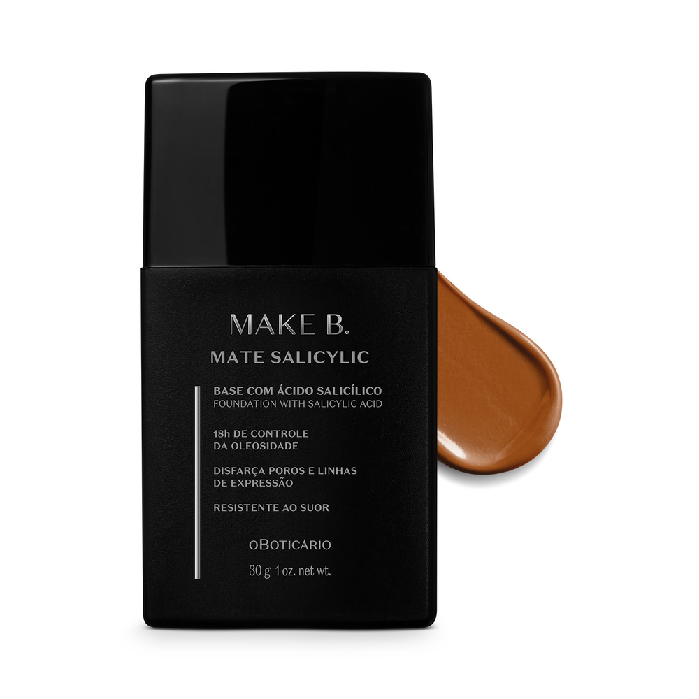 Base Líquida Efeito Mate Make B. Salicylic 300Q 30g Base Líquida Efeito Mate Make B. Salicylic 300Q 30g