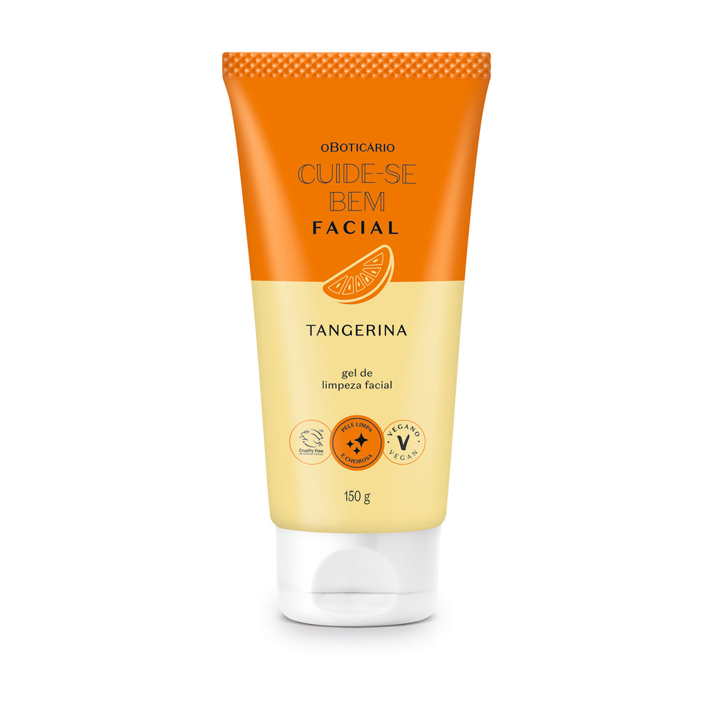 Gel de Limpeza Facial Cuide-se Bem Feira Tangerina 150g Gel de Limpeza Facial Cuide-se Bem Feira Tangerina 150g