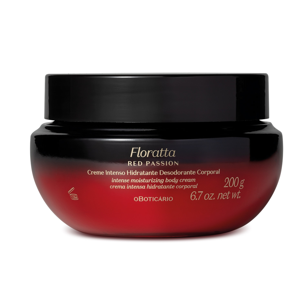 Creme Intenso Hidratante Desodorante Corporal Floratta Red Passion 200g Creme Intenso Hidratante Desodorante Corporal Floratta Red Passion 200g