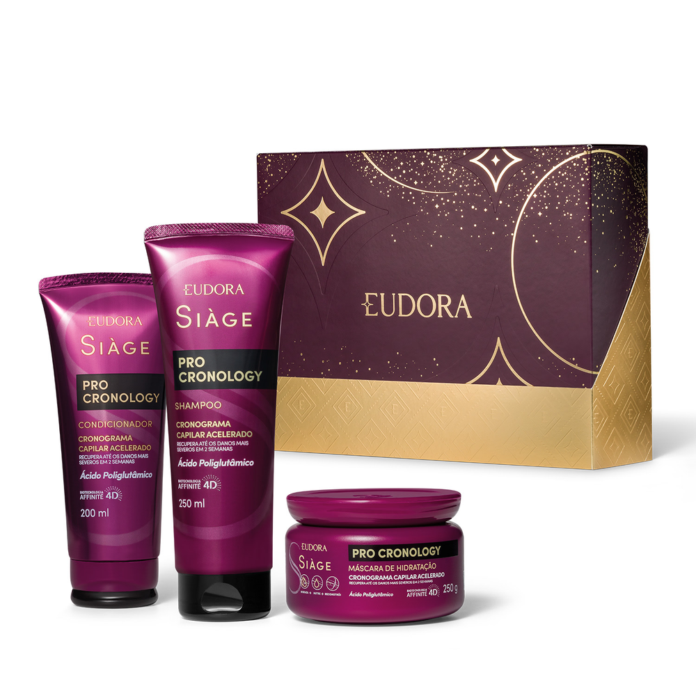 Kit Presente Siàge Pro Cronology Eudora (3 itens) Kit Presente Siàge Pro Cronology Eudora (3 itens)