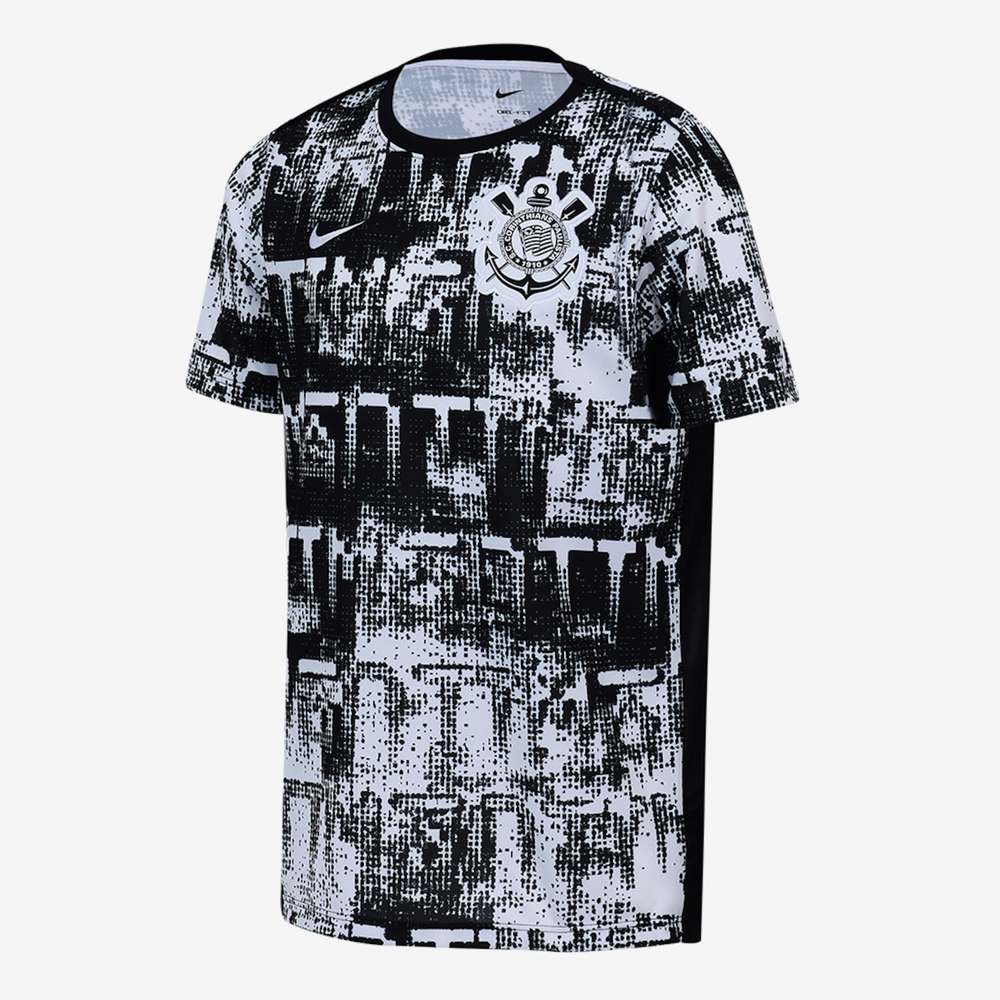 Camiseta Corinthians Nike 2026 Pré-Jogo Infantil