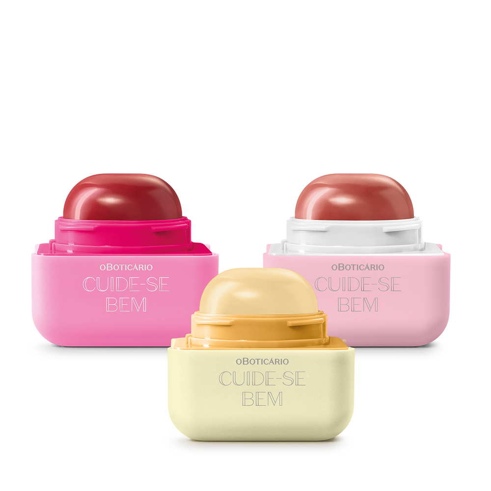 Combo Cuide-se Bem Quem Disse, Berenice?: Balm Labial Vinho 6,2g + Balm Labial Incolor 6,2g + Balm Labial Rosa 6,2g Combo Cuide-se Bem Quem Disse, Berenice?: Balm Labial Vinho 6,2g + Balm Labial Incolor 6,2g + Balm Labial Rosa 6,2g