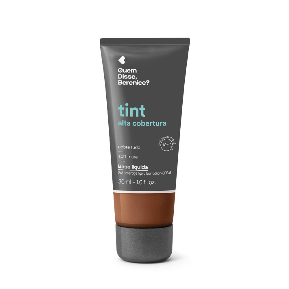 Base Líquida Tint Alta Cobertura Cor 330N Quem Disse, Berenice? 30ml