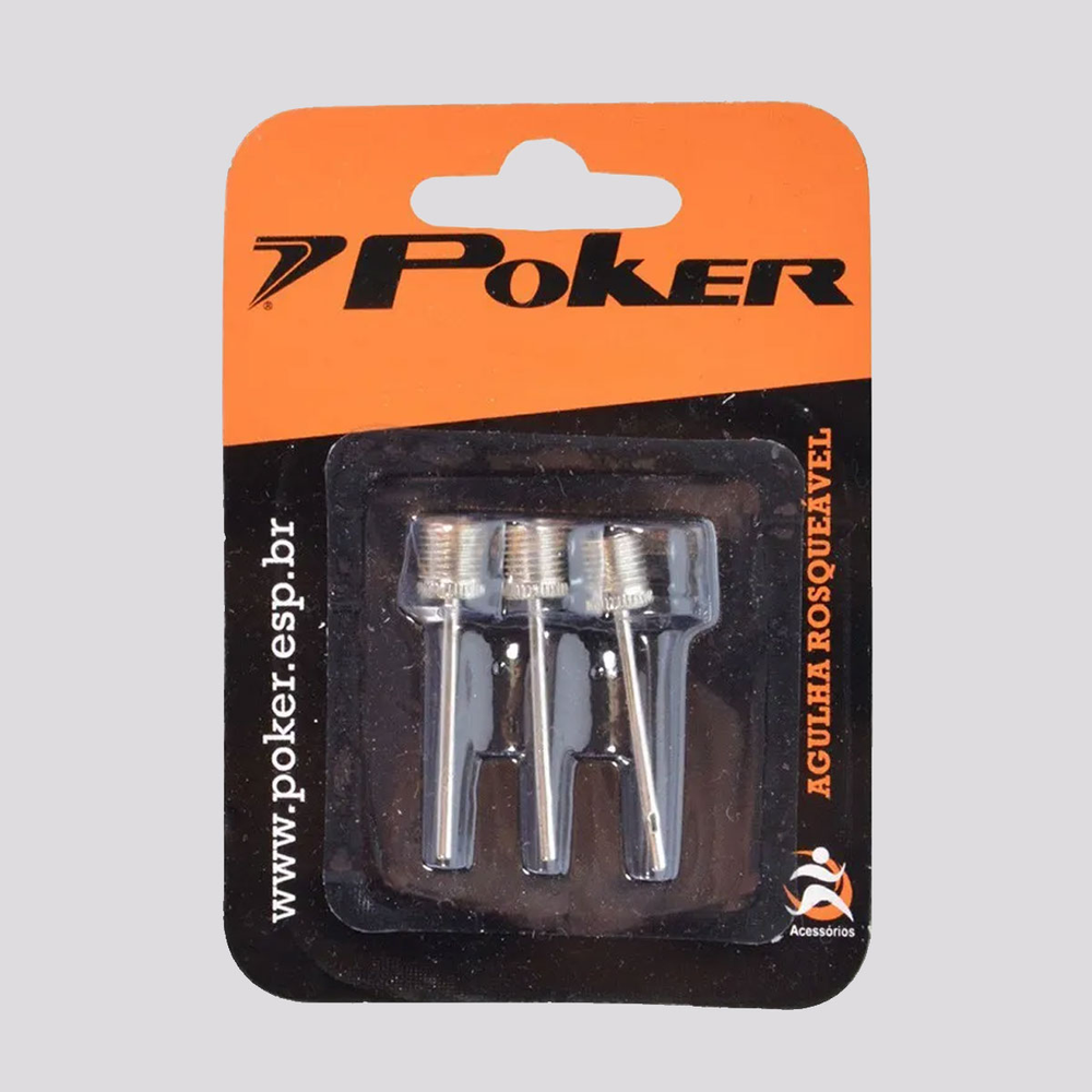 Agulha Poker Rosqueável 3 Peças Agulha Poker Rosqueável 3 Peças